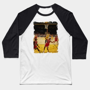 Magic Johnson vs Dennis Rodman and Michael Jordan, 1996 Baseball T-Shirt